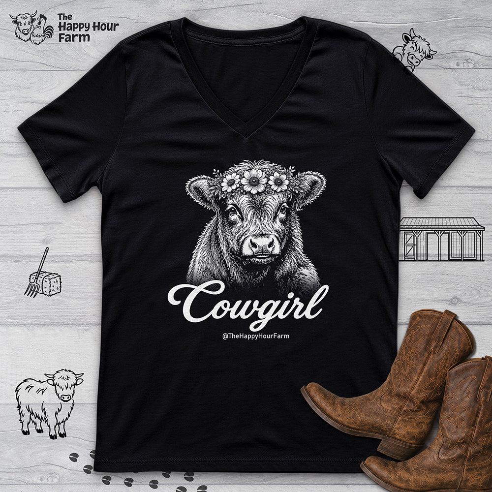 Cowgirl V-Neck Tee
