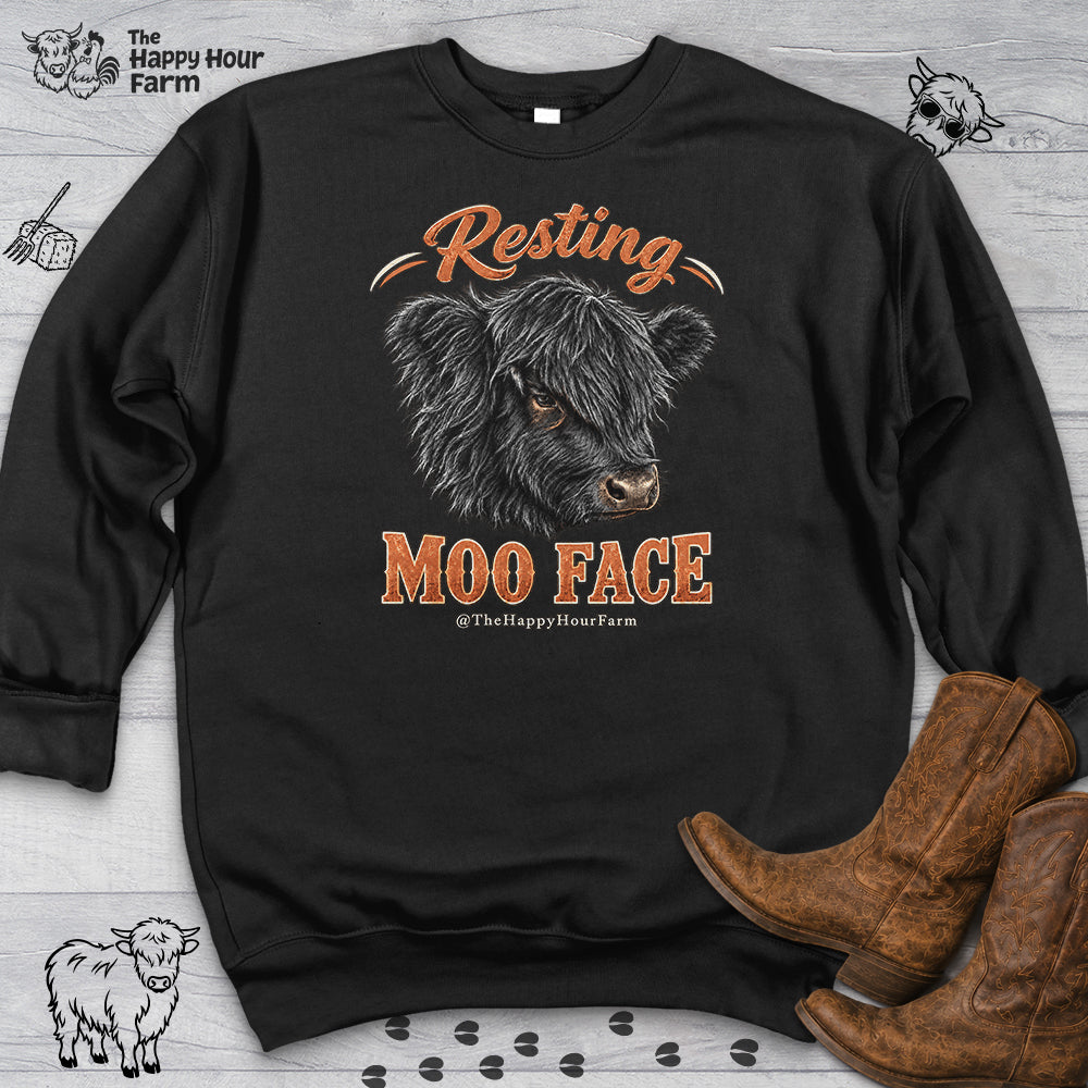 Resting MOO FACE Sweatshirt