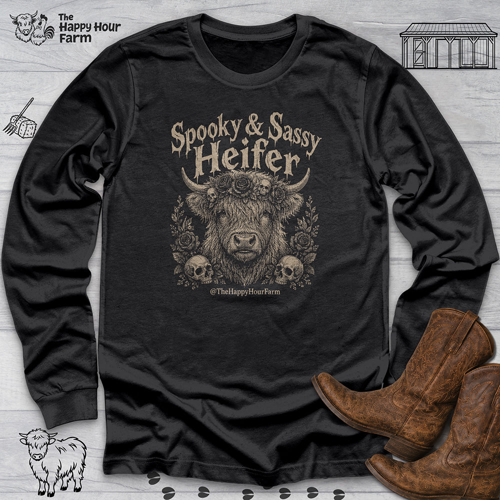Spooky & Sassy Heifer Long Sleeve