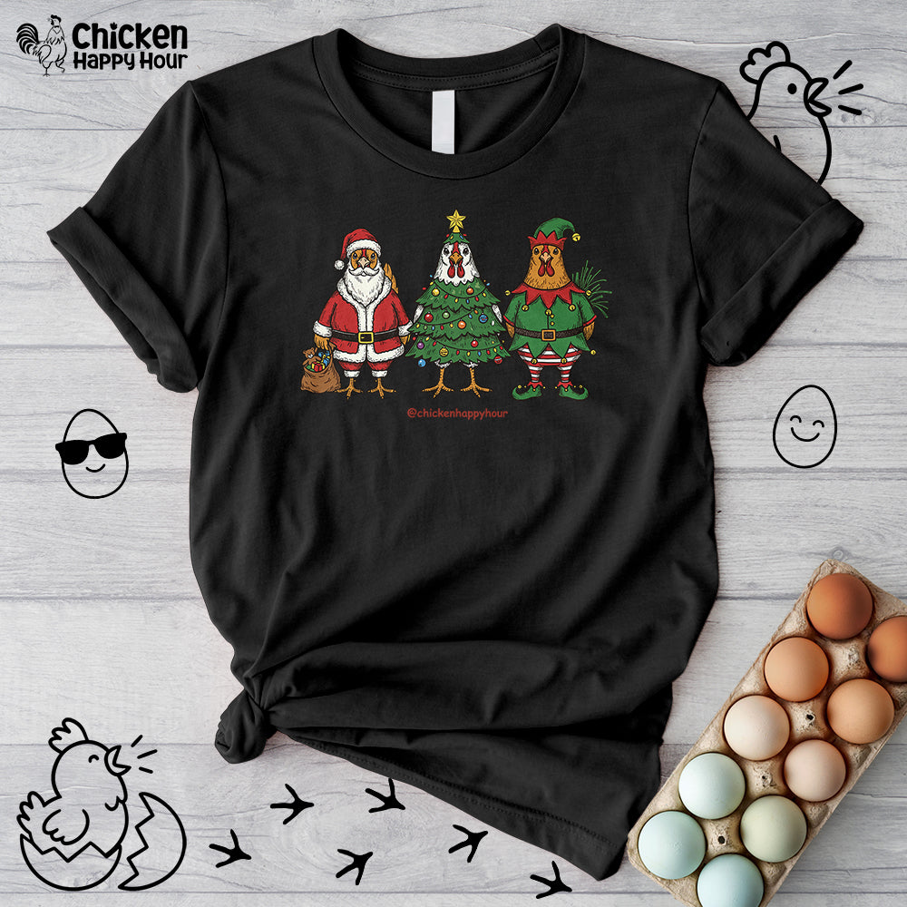 Christmas Chicken Unisex Tee
