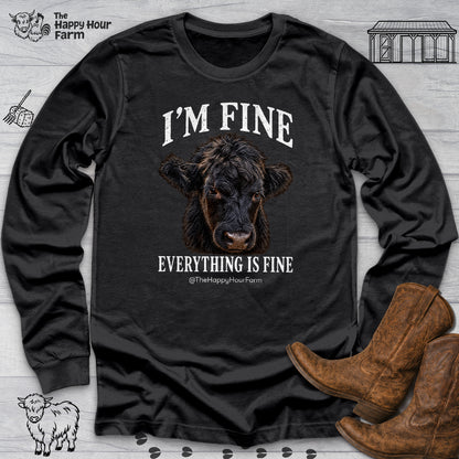 I'm Fine Everything Is Fine Long Sleeve