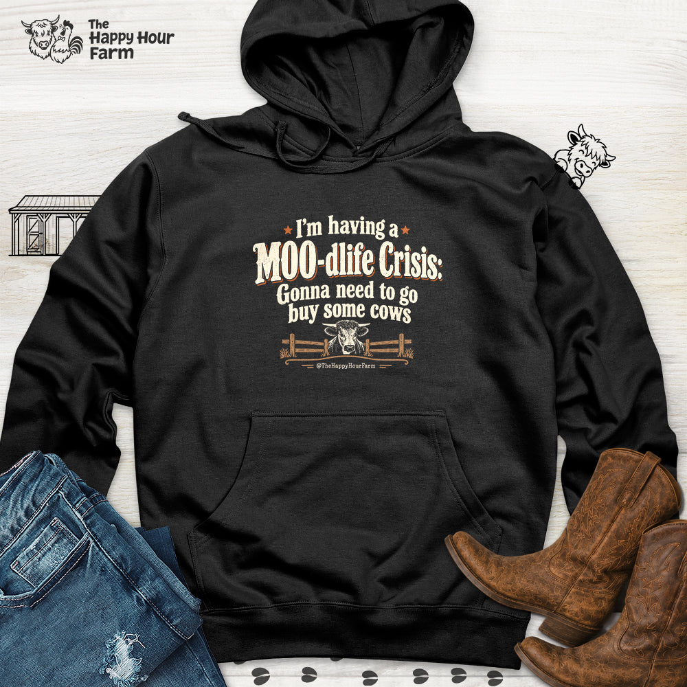 MOO-dlife Crisis Hooded Sweatshirt