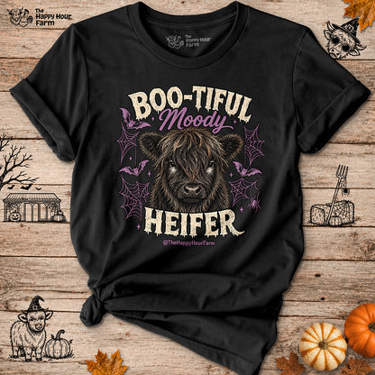 Bootiful Moody Heifer Unisex Tee