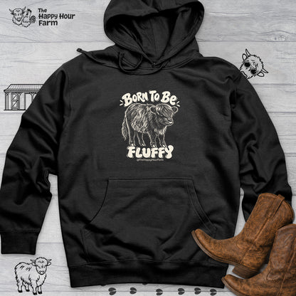 Born To Be Fluffy Hooded Sweatshirt