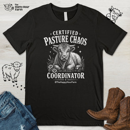 Certified Pasture Chaos Coordinator Unisex Tee