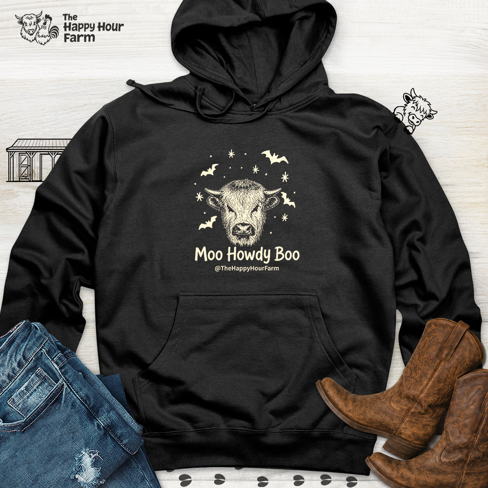 Moo Howdy Boo Hooded Sweatshirt