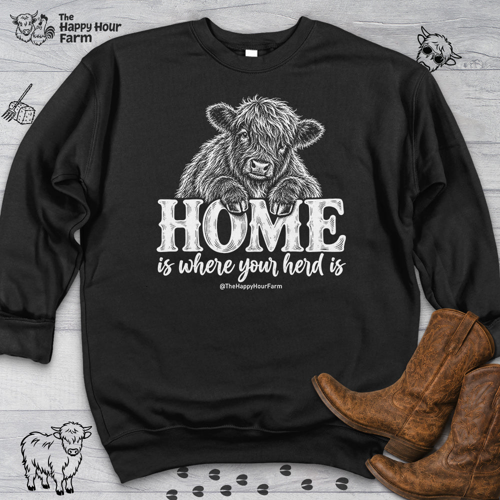 Home Is Where Your Herd Is Sweatshirt