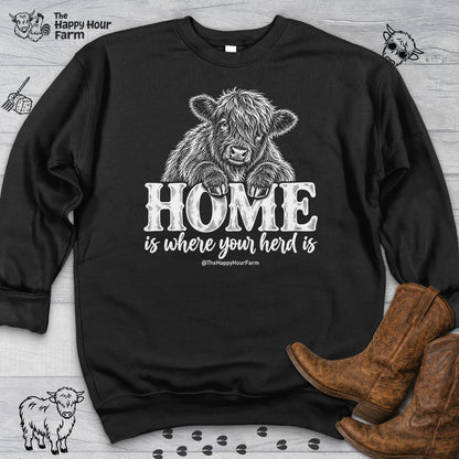 Home Is Where Your Herd Is Sweatshirt