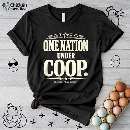One Nation Under Coop Unisex Tee