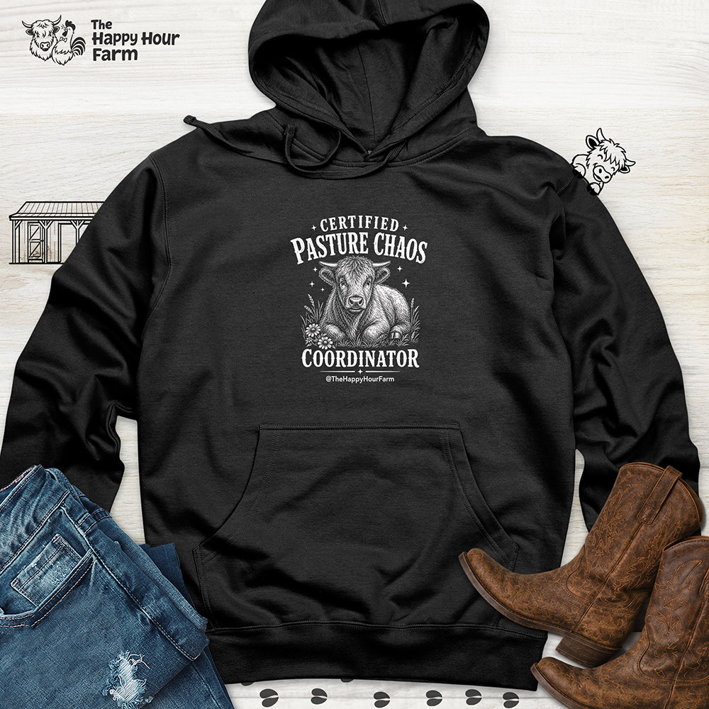 Certified Pasture Chaos Coordinator Hooded Sweatshirt