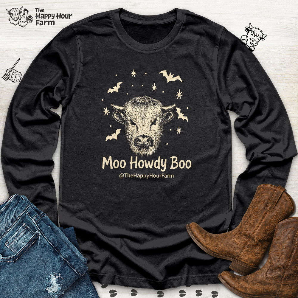 Moo Howdy Boo Long Sleeve
