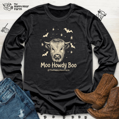 Moo Howdy Boo Long Sleeve