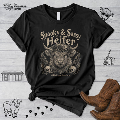 Spooky & Sassy Heifer Unisex Tee