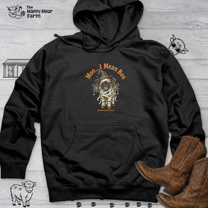 Moo I Mean Boo Hooded Sweatshirt
