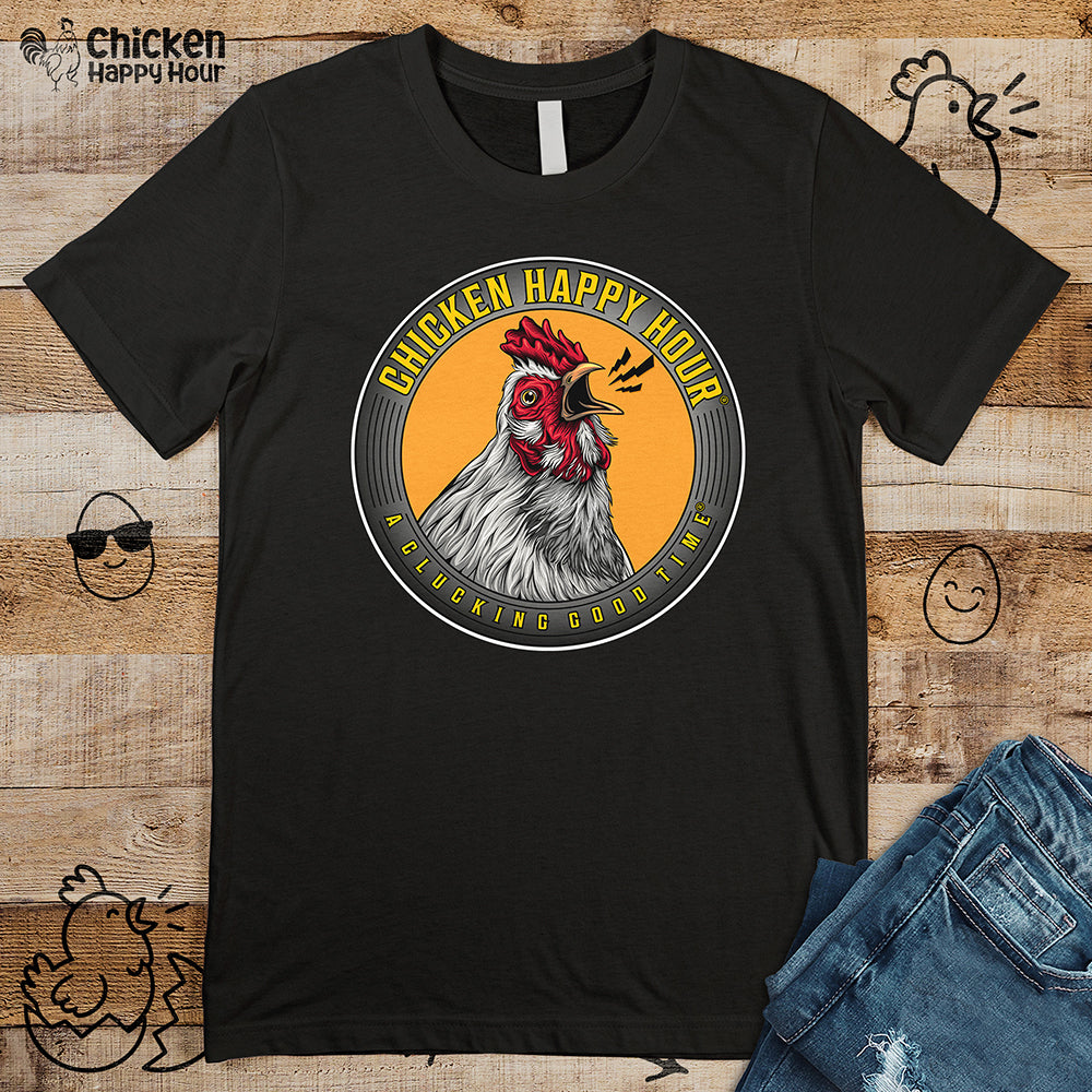 Chicken Happy Logo Unisex Tee