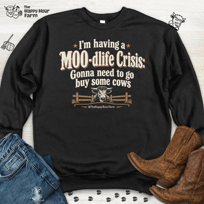 MOO-dlife Crisis Sweatshirt