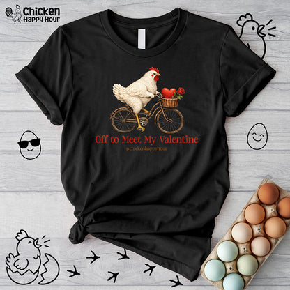 Off to Meet My Valentine Unisex Tee