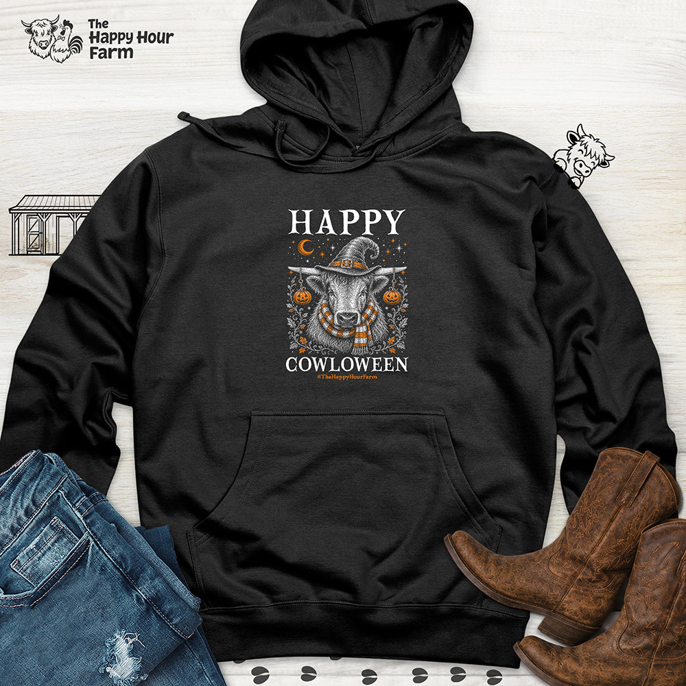 Happy COWloween Hooded Sweatshirt