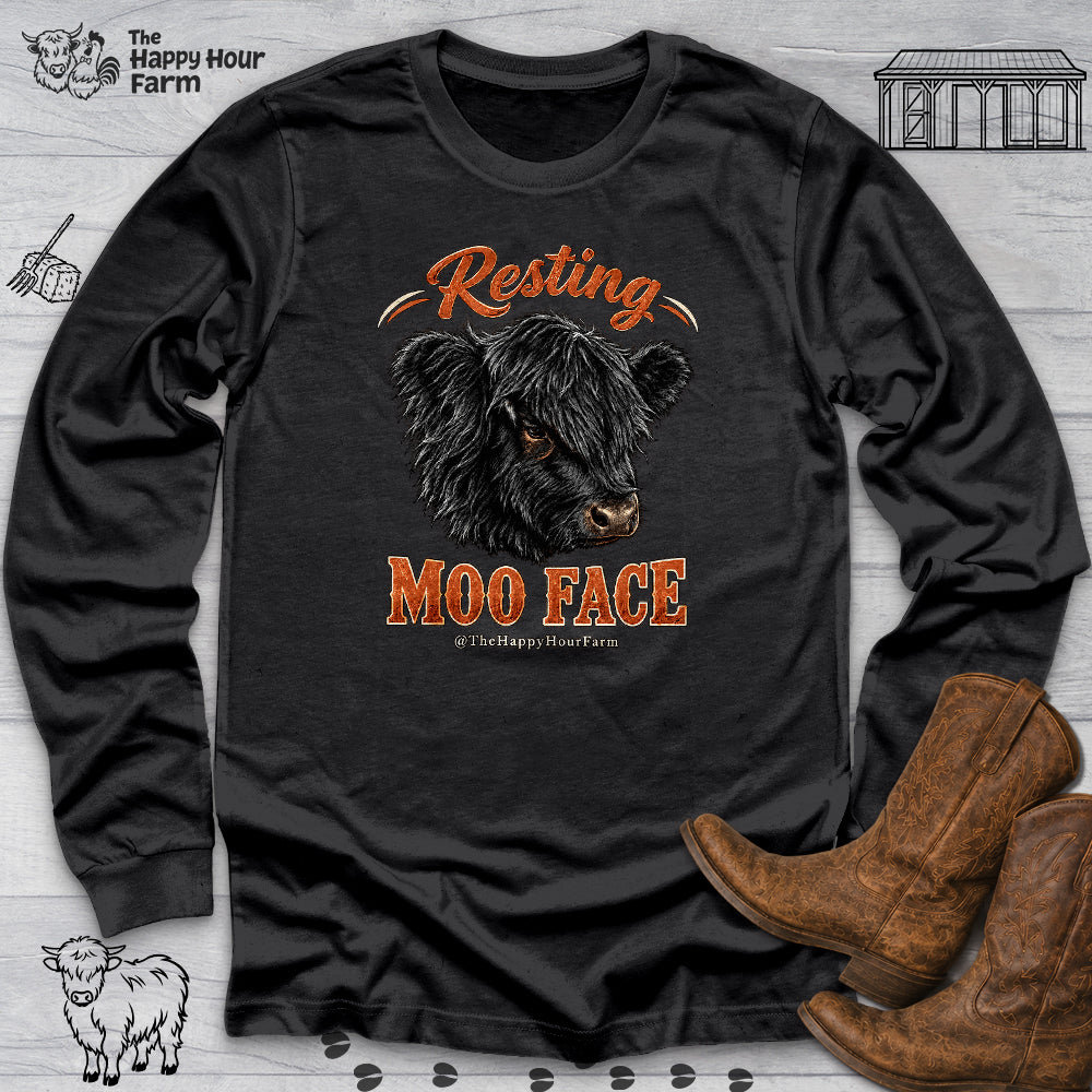 Resting MOO FACE Long Sleeve