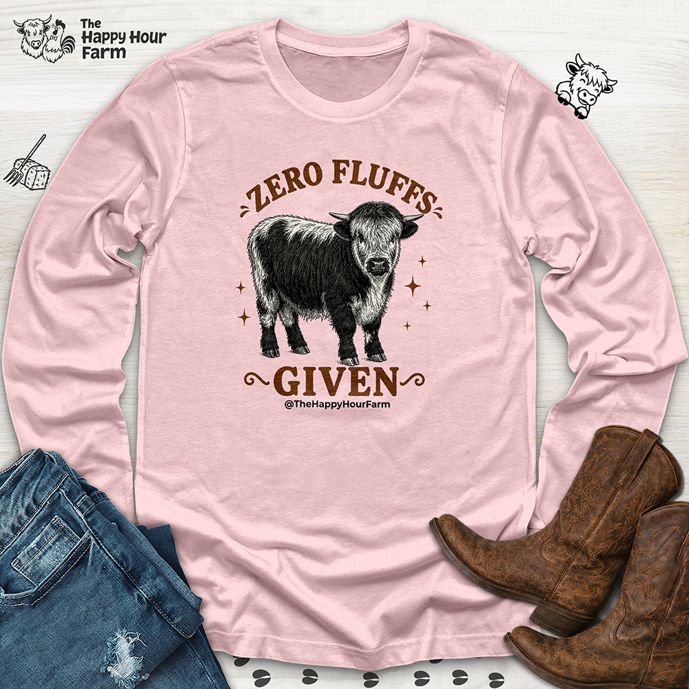 Zero Fluffs Given Long Sleeve