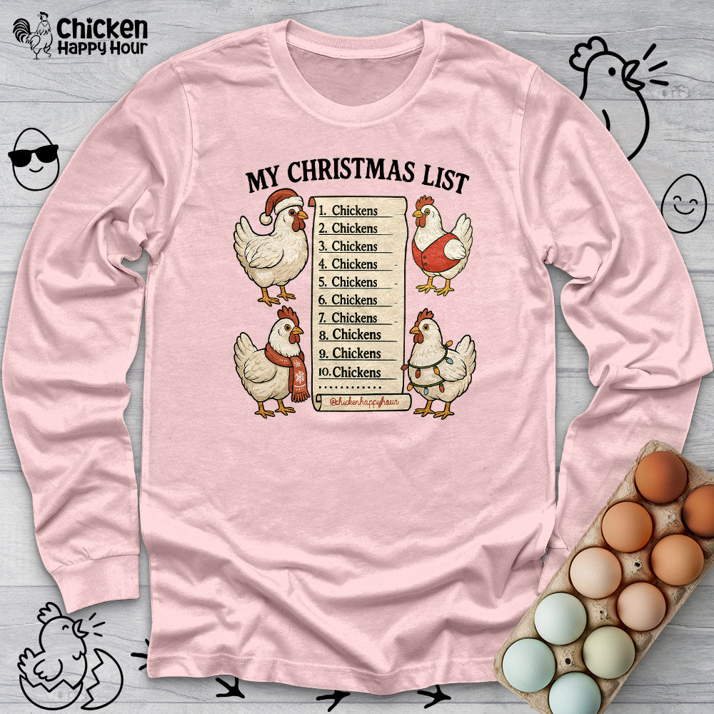 Christmas List Long Sleeve