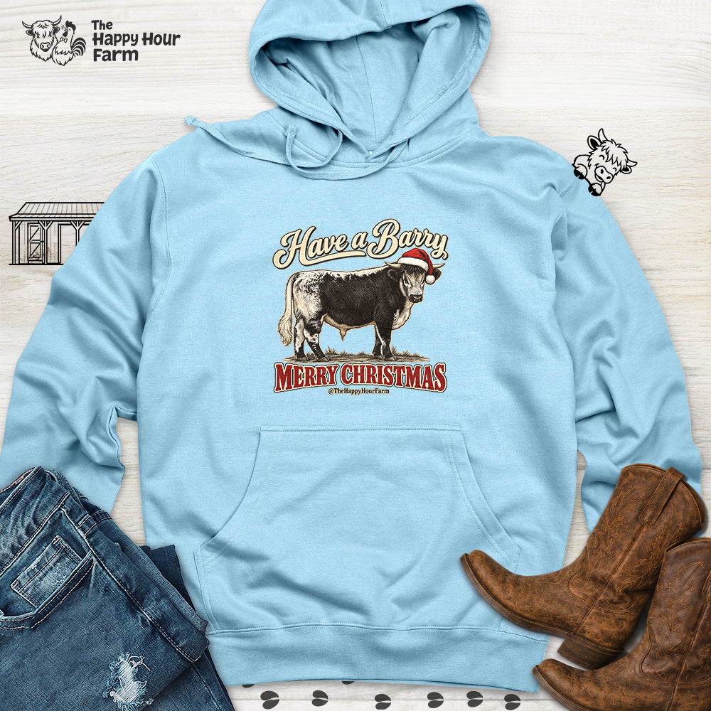 Have a Barry MERRY CHRISTMAS Hooded Sweatshirt