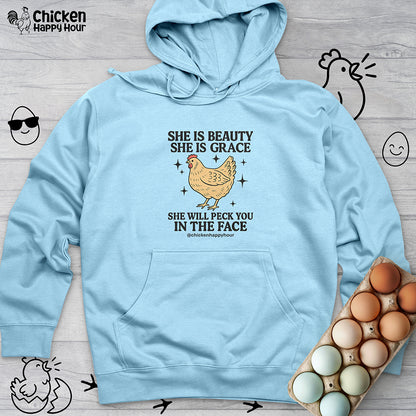 She is Beauty Hooded Sweatshirt