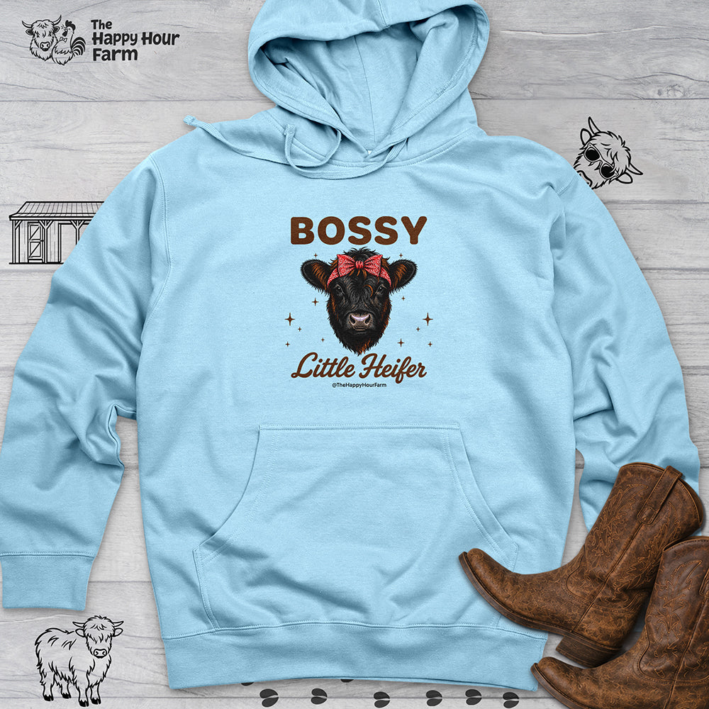 Bossy Little Heifer Hooded Sweatshirt