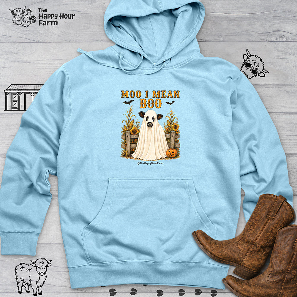 Moo I Mean Boo 2 Hooded Sweatshirt