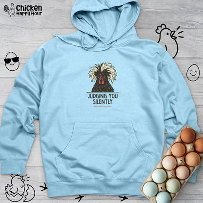Judging You Silently Hooded Sweatshirt