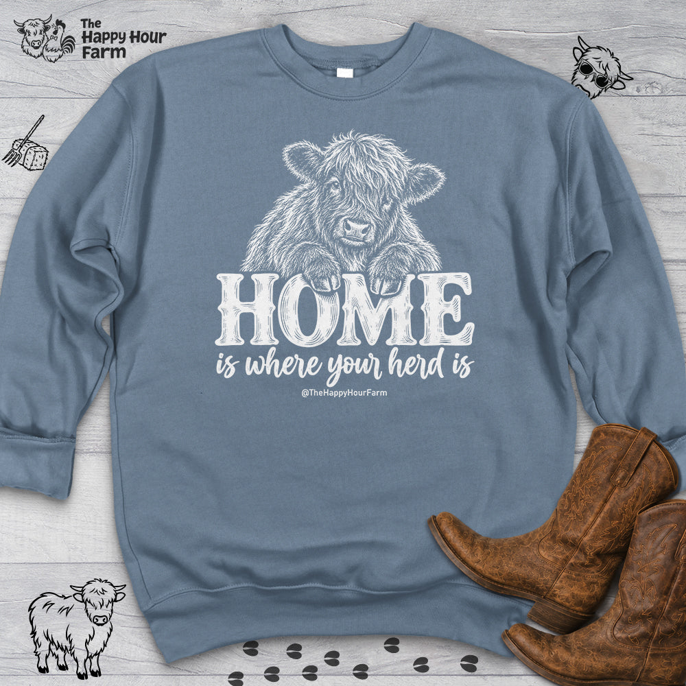 Home Is Where Your Herd Is Sweatshirt