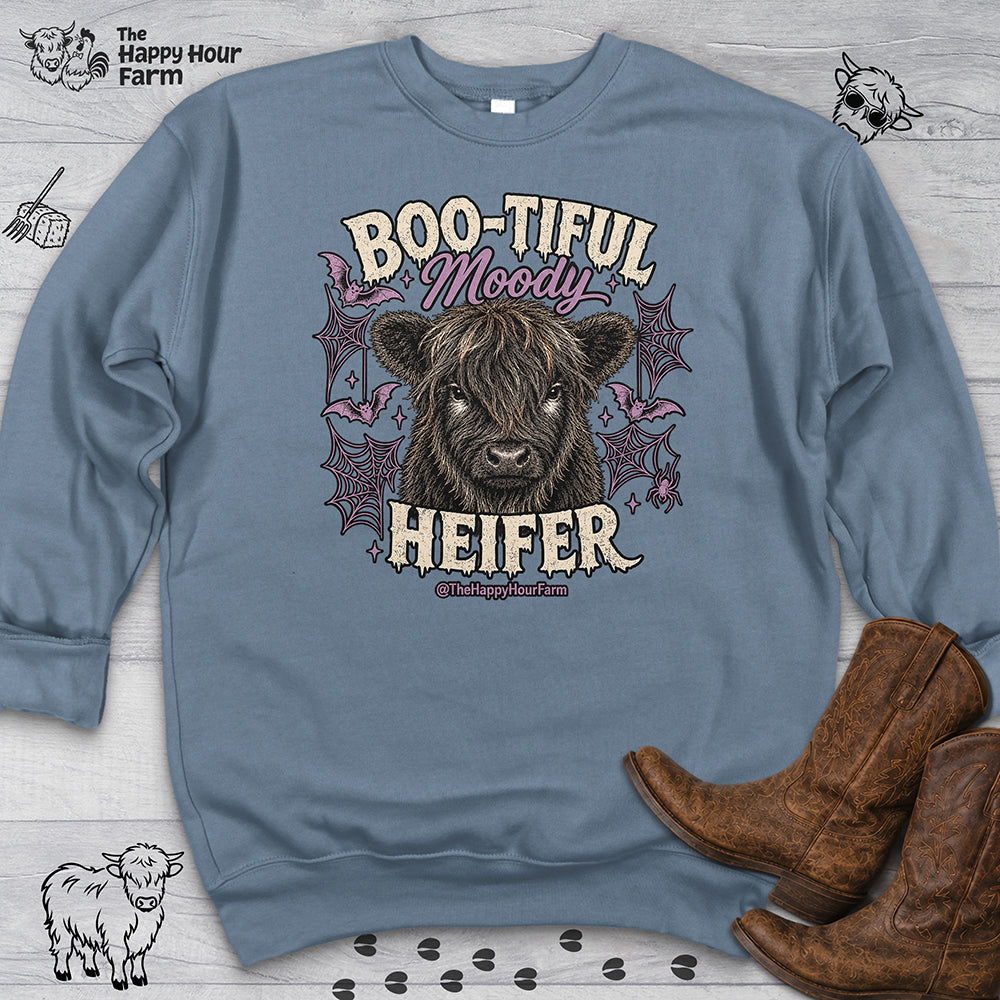 Bootiful Moody Heifer Sweatshirt