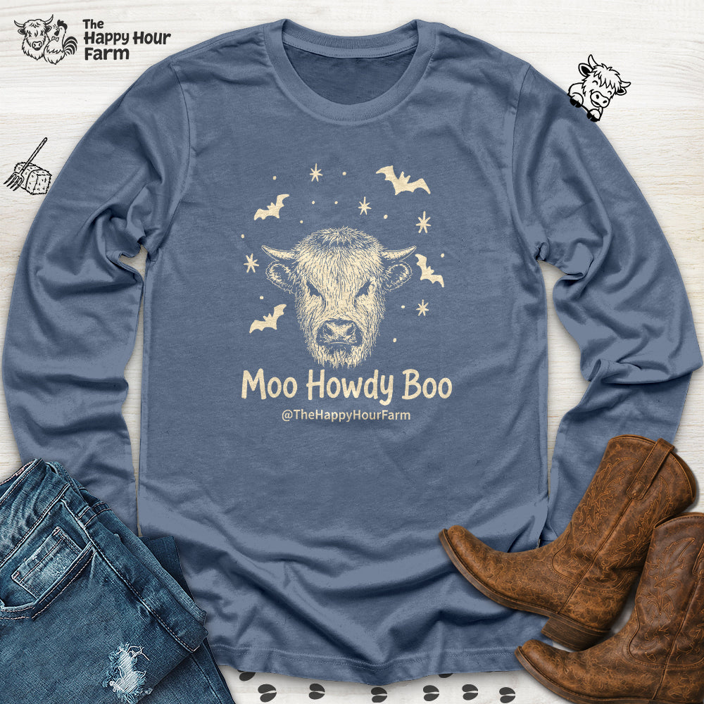 Moo Howdy Boo Long Sleeve