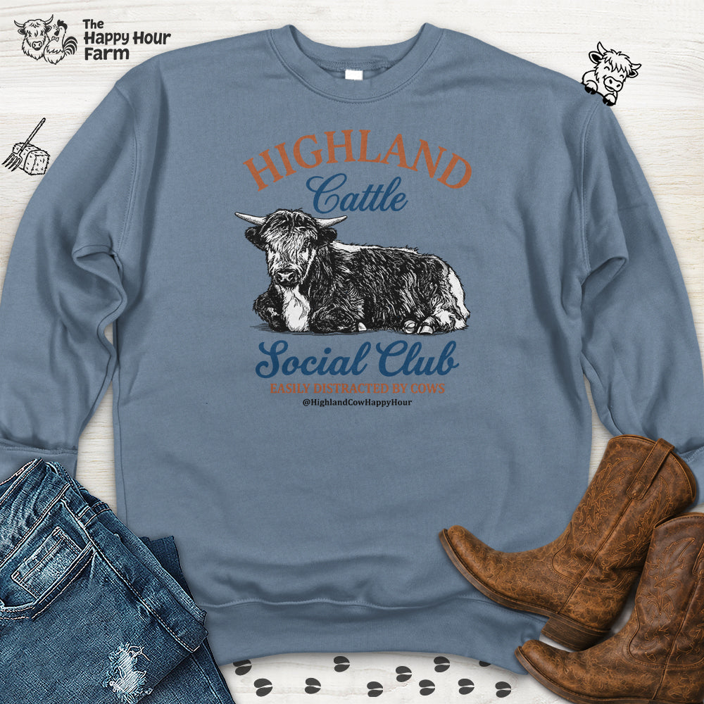Highland Cattle Social Club Sweatshirt