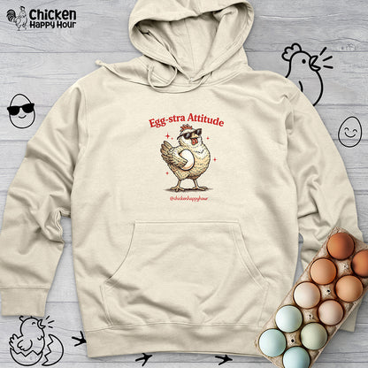 Egg-stra Attitude Hooded Sweatshirt