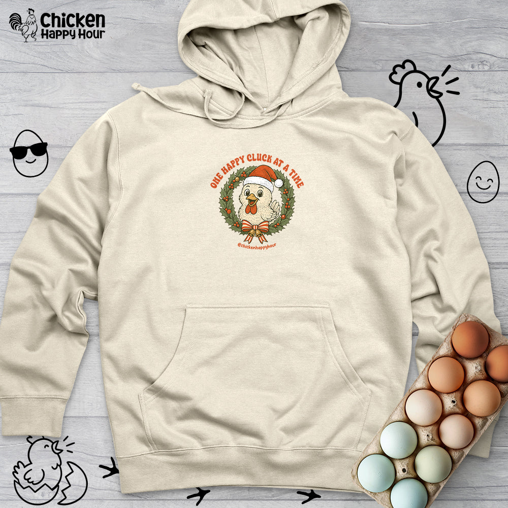 One Happy Cluck at a Time Hooded Sweatshirt
