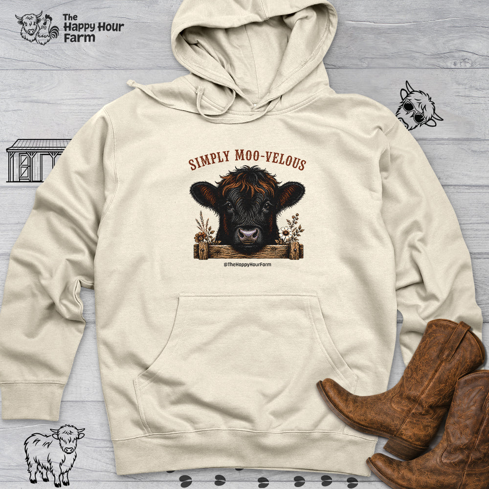 Simply Moo-Velous Hooded Sweatshirt