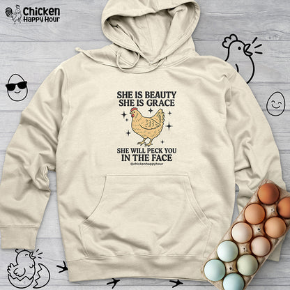 She is Beauty Hooded Sweatshirt
