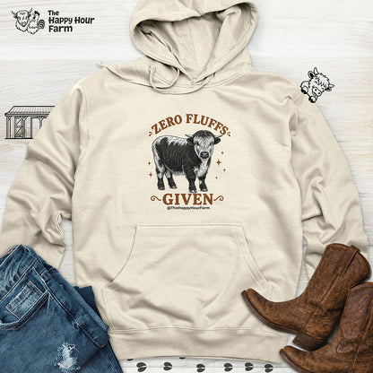 Zero Fluffs Given Hooded Sweatshirt