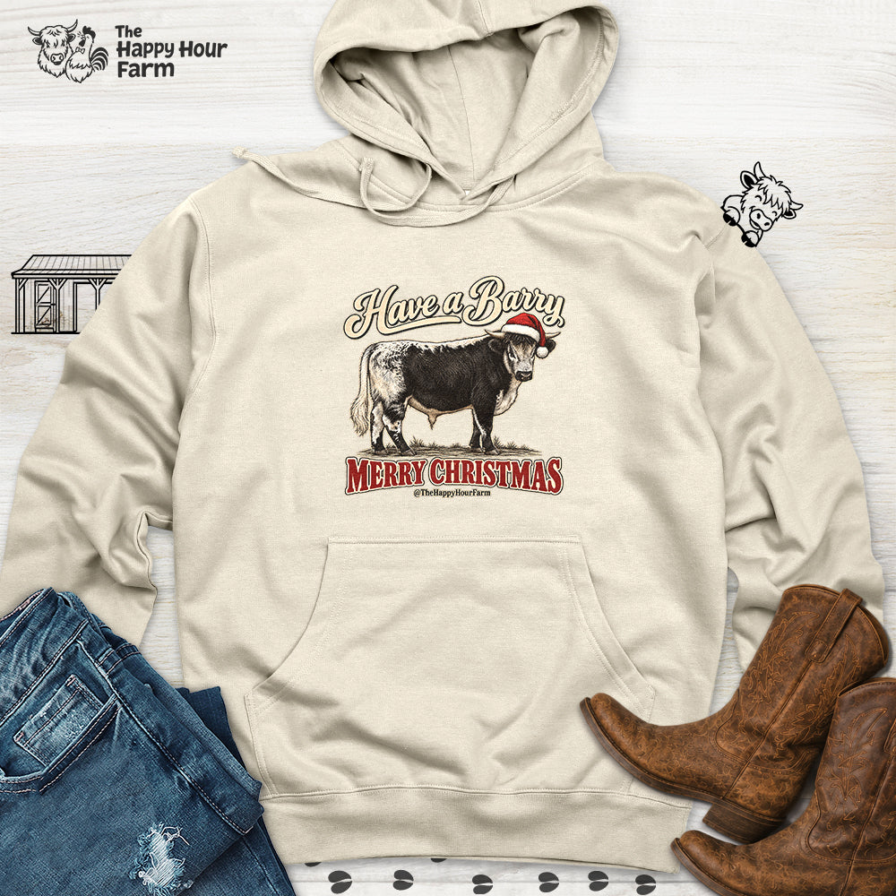 Have a Barry MERRY CHRISTMAS Hooded Sweatshirt