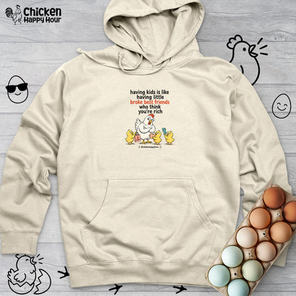 Having Kids Hooded Sweatshirt