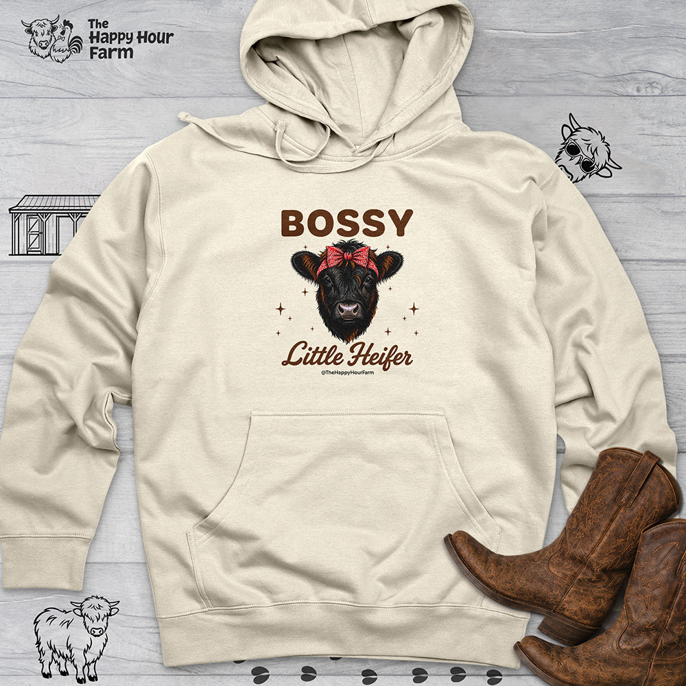 Bossy Little Heifer Hooded Sweatshirt