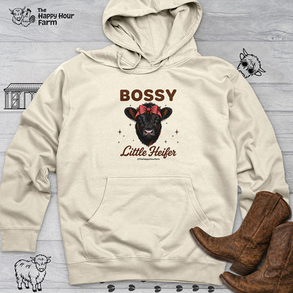 Bossy Little Heifer Hooded Sweatshirt