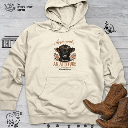 Apparently I Have an Attitude 2 Hooded Sweatshirt