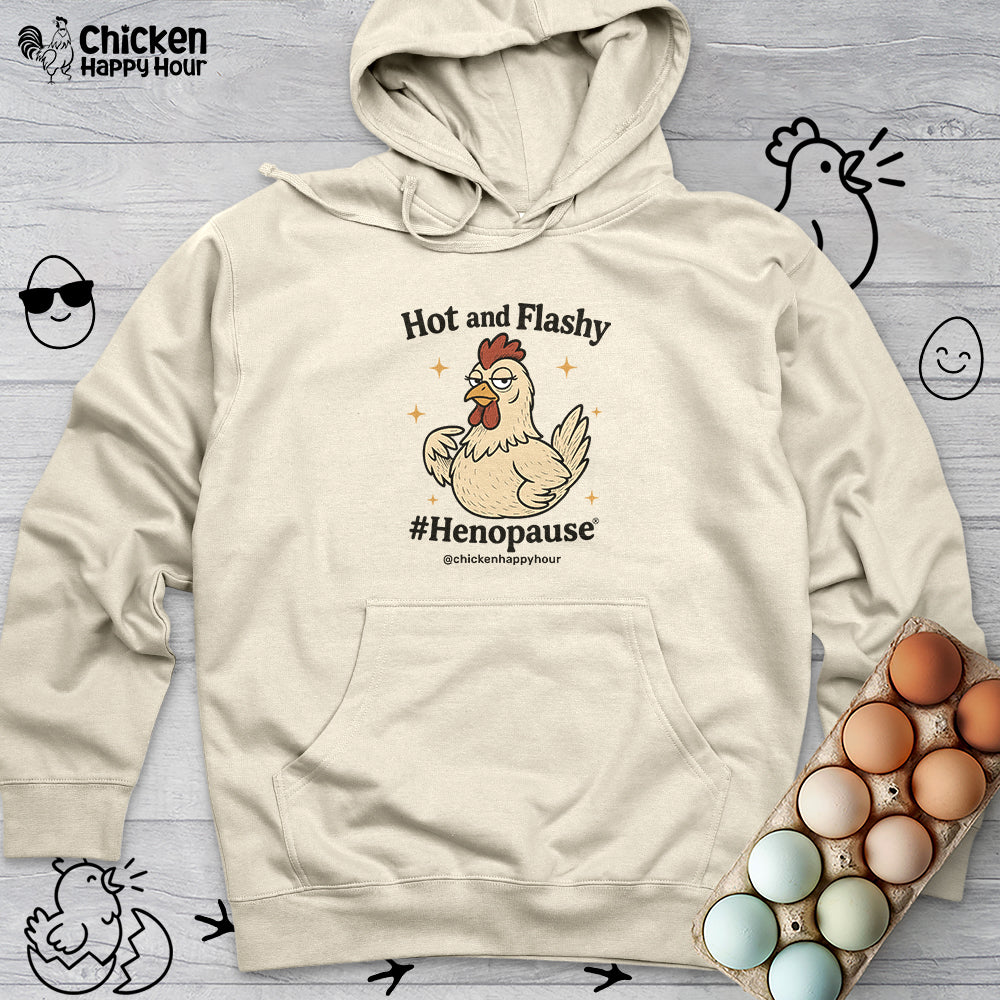 Hot and Flashy Hooded Sweatshirt