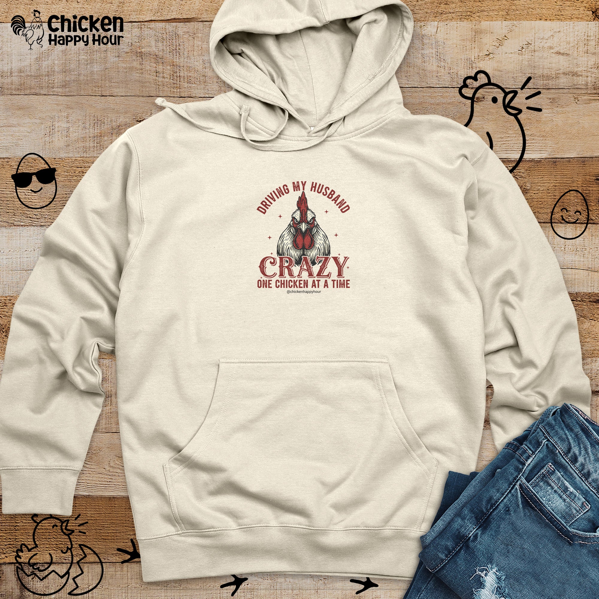 Driving My Husband Hooded Sweatshirt