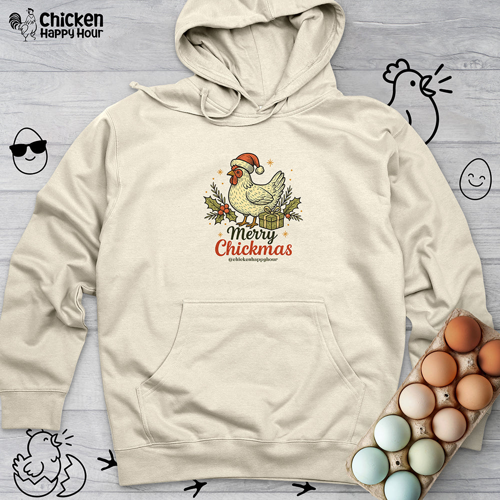 Merry Chickmas Hooded Sweatshirt