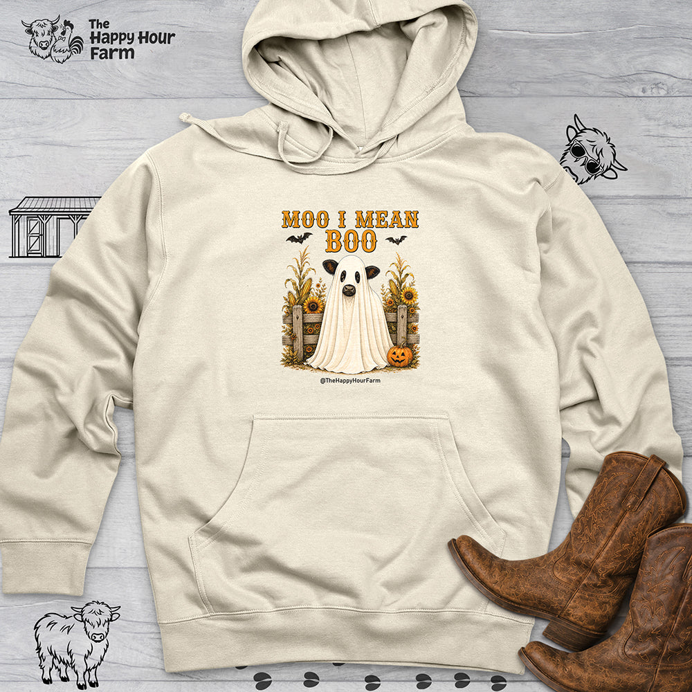 Moo I Mean Boo 2 Hooded Sweatshirt