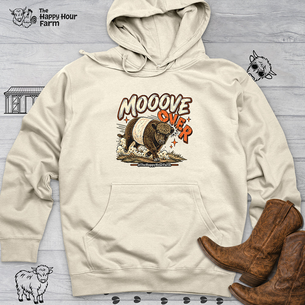 MOOOVE OVER Hooded Sweatshirt