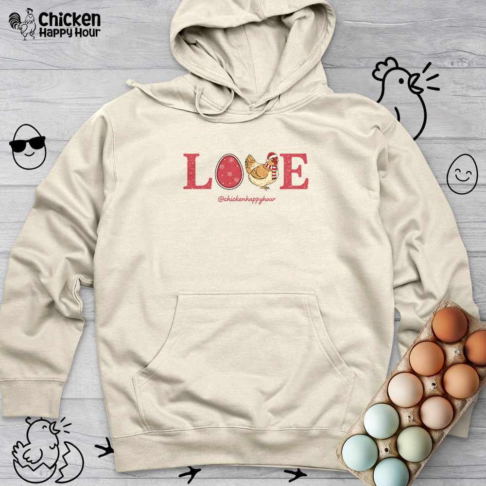 Love Chicken Hooded Sweatshirt